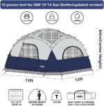 UNP Beach Tent Pop Up Canopy (12x12 Whole Hung Inner Tent, Blue) - Image 6