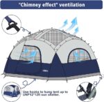 UNP Beach Tent Pop Up Canopy (12x12 Whole Hung Inner Tent, Blue) - Image 7