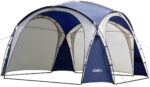 UNP Easy Beach Tent Pop Up Canopy UPF50+ Tent with Side Wall, Ground Pegs, and Stability Poles, Sun Shelter Rainproof, Waterproof for Camping Trips, Backyard Fun, Party Or Picnics