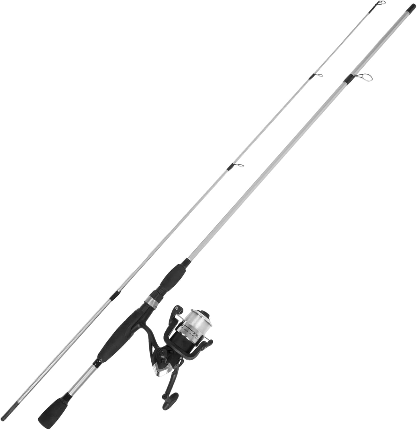 61p-XBFSmTL._AC_SL1500_ Fiberglass Fishing Pole - Strike Series 78-Inch Collapsible Rod and Spinning Reel Combo, EVA Handle, Pre-Spooled Reel, Fishing Gear for Catching Walleye, Bass, Trout, and More by Wakeman - Image 1