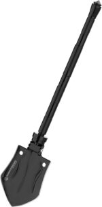 Wakeman Outdoors Tactical Utility Shovel– Compact Folding Survival Metal Spade Multitool for Camping, Hunting and Hiking with Nylon Carrying Bag - Image 8