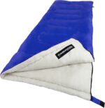 Sleeping Bag - 3 Season Warm and Cool Weather Sleeping Bags for Adults, Teens, and Kids - Lightweight Compact Spring Summer Fall Camping Sleeping Bag - Camping Essentials by Wakeman (Blue)