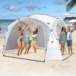 UNP Easy Beach Tent Pop Up Canopy UPF50+ Tent with Side Wall, Ground Pegs, and Stability Poles, Sun Shelter Rainproof, Waterproof for Camping Trips, Backyard Fun, Party Or Picnics - Image 6