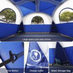 UNP Beach Tent Pop Up Canopy (12x12 Whole Hung Inner Tent, Blue) - Image 3