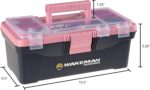 55-Piece Fishing Tackle Set - Tackle Box Includes Sinkers, Hooks, Lures, Bobbers, Swivels, Fishing Line, and More - Fishing Gear by Wakeman (Pink) - Image 2