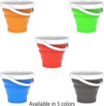 Wakeman 75-CMP1039 Outdoors Multiuse Collapsible Portable Water/Ice Bucket - Image 8