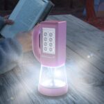 3-in-1 LED Lantern - Compact, Lightweight Camping Light, Flashlight, and Panel Illumination for Reading and Emergencies by Wakeman Outdoors (Pink) - Image 4