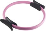 Pilates Toning Ring - Dual Grip Foam Resistance Circle - Full Body Workout for Barre, Sculpting and Strength Exercise by Wakeman Fitness - Image 2