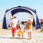 UNP Easy Beach Tent Pop Up Canopy UPF50+ Tent with Side Wall, Ground Pegs, and Stability Poles, Sun Shelter Rainproof, Waterproof for Camping Trips, Backyard Fun, Party Or Picnics - Image 6