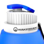 Collapsible Water Bottles-20oz, Foldable, Reusable, Leak-Proof-Compact for Hiking, Camping, Backpacking, Running and More by Wakeman Outdoors (2 Pack) - Image 6