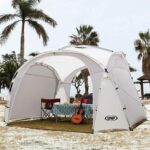 UNP Easy Beach Tent Pop Up Canopy UPF50+ Tent with Side Wall, Ground Pegs, and Stability Poles, Sun Shelter Rainproof, Waterproof for Camping Trips, Backyard Fun, Party Or Picnics - Image 3