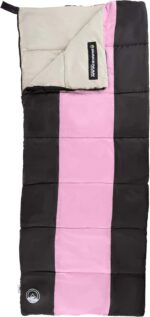 Lightweight Sleeping Bag - Carrying Bag with Compression Straps Included - for Adults, Kids, Camping, Backpacking, and Sleepovers by Wakeman Outdoors - Image 9