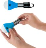 2-Pack of Portable LED Tent Light Bulbs - Indoor/Outdoor Hanging Lights with Three Settings - for Camping, Hiking, and Emergencies by Wakeman (Blue) - Image 5