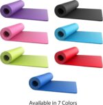 Foam Sleeping Pad - Lightweight 0.5-Inch Mat for Camping, Cots, Tents, Backpacking, and Yoga - Non-Slip and Waterproof with Handle by Wakeman (Black) - Image 7