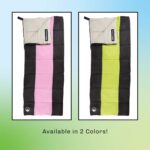 Lightweight Sleeping Bag - Carrying Bag with Compression Straps Included - for Adults, Kids, Camping, Backpacking, and Sleepovers by Wakeman Outdoors - Image 8