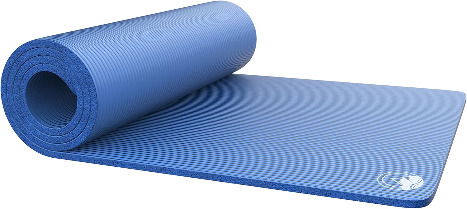71xqjX9VkNL._AC_SL1500_ Foam Sleeping Pad - Lightweight 0.5-Inch-Thick Waterproof Camping Mat with Carrying Handle for Cots, Tents, Hiking, and Sleepovers by Wakeman (Blue) - Image 1