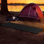 Foam Sleeping Pad - Lightweight 0.5-Inch Mat for Camping, Cots, Tents, Backpacking, and Yoga - Non-Slip and Waterproof with Handle by Wakeman (Black) - Image 5