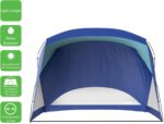 Beach Tent - Sun Shelter for Shade with UV Protection and Water-Resistant Coating for Sports Events and More with Carry Bag by Wakeman Outdoors (Blue) - Image 3