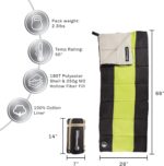 Lightweight Sleeping Bag - Carrying Bag with Compression Straps Included - for Adults, Kids, Camping, Backpacking, and Sleepovers by Wakeman Outdoors - Image 2