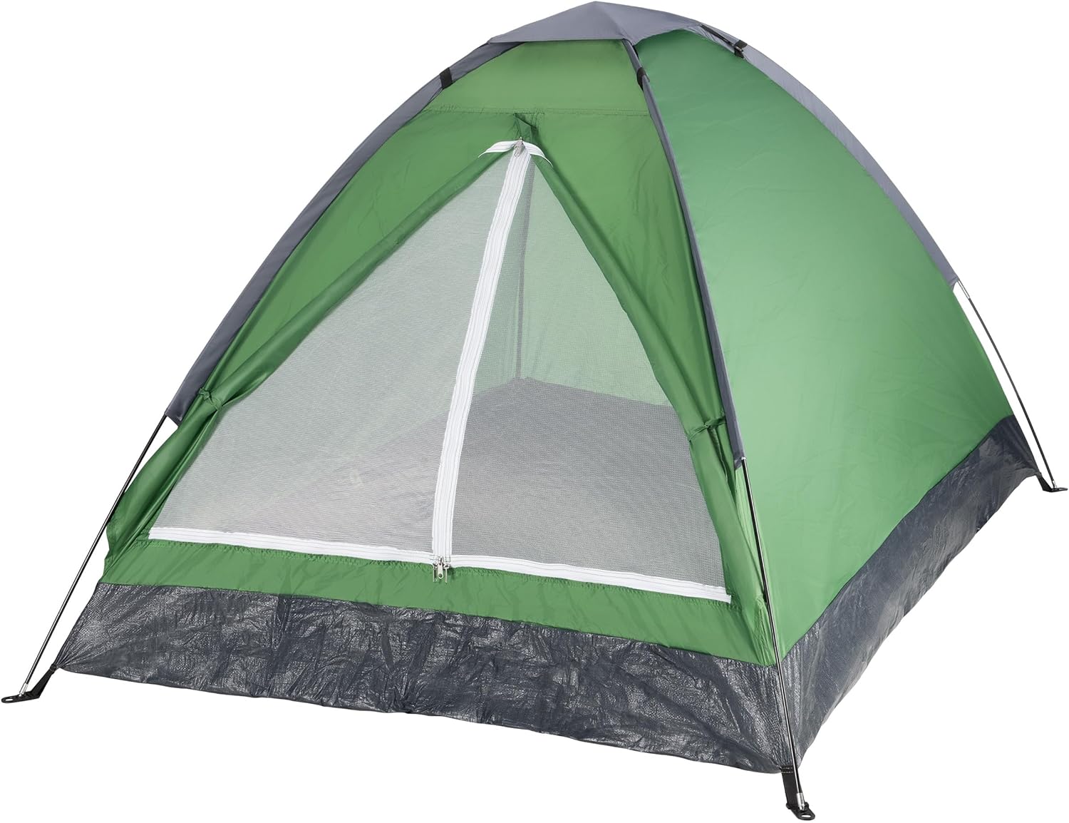 813lEZdTYkL._AC_SL1500_ 2 Person Camping Tent with Rain Fly and Carrying Bag - Lightweight Outdoor Pop Up Tents for Camping Essentials, Music Festivals, Backpacking, Hiking, or Beach Shelter by Wakeman Outdoors - Image 1