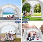 UNP Easy Beach Tent Pop Up Canopy UPF50+ Tent with Side Wall, Ground Pegs, and Stability Poles, Sun Shelter Rainproof, Waterproof for Camping Trips, Backyard Fun, Party Or Picnics - Image 7