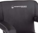 Wakeman Outdoors Stadium Seat Chair- Bleacher Cushion with Padded Back Support, Armrests, 6 Reclining Positions and Portable Backpack Carry Straps (Black) - Image 7
