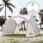 UNP Easy Beach Tent Pop Up Canopy UPF50+ Tent with Side Wall, Ground Pegs, and Stability Poles, Sun Shelter Rainproof, Waterproof for Camping Trips, Backyard Fun, Party Or Picnics - Image 4