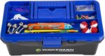 55-Piece Fishing Tackle Set – Tackle Box Includes Sinkers, Hooks, Lures, Bobbers, Swivels, Fishing Line, and More – Angling Gear by Wakeman (Blue) - Image 2