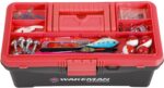 55-Piece Fishing Tackle Set - Tackle Box Includes Sinkers, Hooks, Lures, Bobbers, Swivels, Fishing Line, and More - Fishing Gear by Wakeman (Red) - Image 3
