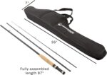 Wakeman Outdoors Fly Fishing Rod & Reel Combo Starter Kit with Case and Accessories - Image 2