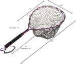 Wakeman Outdoors Fishing Net with Magnetic Clip- Adjustable Landing Net with Corrosion Resistant Handle and Rubber Netting for Catch and Release, black, Normal (80-FSH5030) - Image 2