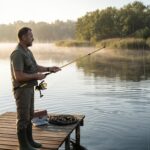 Fiberglass Fishing Pole - Strike Series 78-Inch Collapsible Rod and Spinning Reel Combo, EVA Handle, Pre-Spooled Reel, Fishing Gear for Catching Walleye, Bass, Trout, and More by Wakeman - Image 6