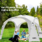 UNP Easy Beach Tent Pop Up Canopy UPF50+ Tent with Side Wall, Ground Pegs, and Stability Poles, Sun Shelter Rainproof, Waterproof for Camping Trips, Backyard Fun, Party Or Picnics - Image 3