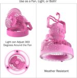 Wakeman 2 in 1 Portable Camping Lantern with Fan - Image 4