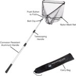 Fishing Net with Telescoping Handle- Collapsible and Adjustable Landing Net with Corrosion Resistant Handle and Carry Bag - Image 3