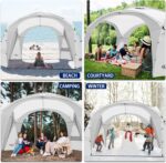 UNP Easy Beach Tent Pop Up Canopy UPF50+ Tent with Side Wall, Ground Pegs, and Stability Poles, Sun Shelter Rainproof, Waterproof for Camping Trips, Backyard Fun, Party Or Picnics - Image 8