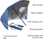 Wakeman 75-CMP1029 Portable Canopy Umbrella Sun Shelter, 86", Blue - Image 3