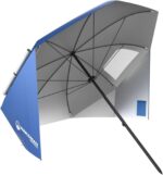 Wakeman 75-CMP1029 Portable Canopy Umbrella Sun Shelter, 86", Blue