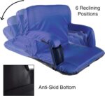 Wakeman Outdoors Wide Stadium Seat Chair Bleacher Cushion- Padded Back Support, Armrests - Image 4