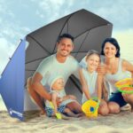 Wakeman 75-CMP1029 Portable Canopy Umbrella Sun Shelter, 86", Blue - Image 4