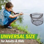 8-Inch Fishing Net - Lightweight Aluminum, Steel, and Nylon Bait Net for Catch and Release or Sport Fishing in Salt and Freshwater by Wakeman - Image 5