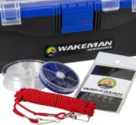55-Piece Fishing Tackle Set – Tackle Box Includes Sinkers, Hooks, Lures, Bobbers, Swivels, Fishing Line, and More – Angling Gear by Wakeman (Blue) - Image 4