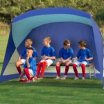 Beach Tent - Sun Shelter for Shade with UV Protection and Water-Resistant Coating for Sports Events and More with Carry Bag by Wakeman Outdoors (Blue) - Image 4