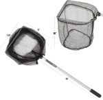 8-Inch Fishing Net - Lightweight Aluminum, Steel, and Nylon Bait Net for Catch and Release or Sport Fishing in Salt and Freshwater by Wakeman - Image 7