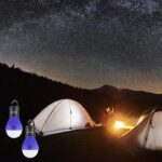 2-Pack of Portable LED Tent Light Bulbs - Indoor/Outdoor Hanging Lights with Three Settings - for Camping, Hiking, and Emergencies by Wakeman (Blue) - Image 6