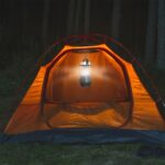 Dynamo Hand Crank Solar Powered Lantern - Battery-Operated or Rechargeable LED Light with Adjustable Settings for Camping by Whetstone (Black) - Image 5
