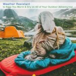Sleeping Bag - 32F Comfort Rated 3-Season Envelope-Style Sleep Bag with Hood for Backpacking, Hiking, and Camping by Wakeman - Image 5