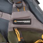 Fishing Vest - Lightweight Adjustable Nylon and EVA Foam Tackle Organizer Jacket for Lake, Stream, and Pond Fishing by Wakeman Outdoors - Image 7